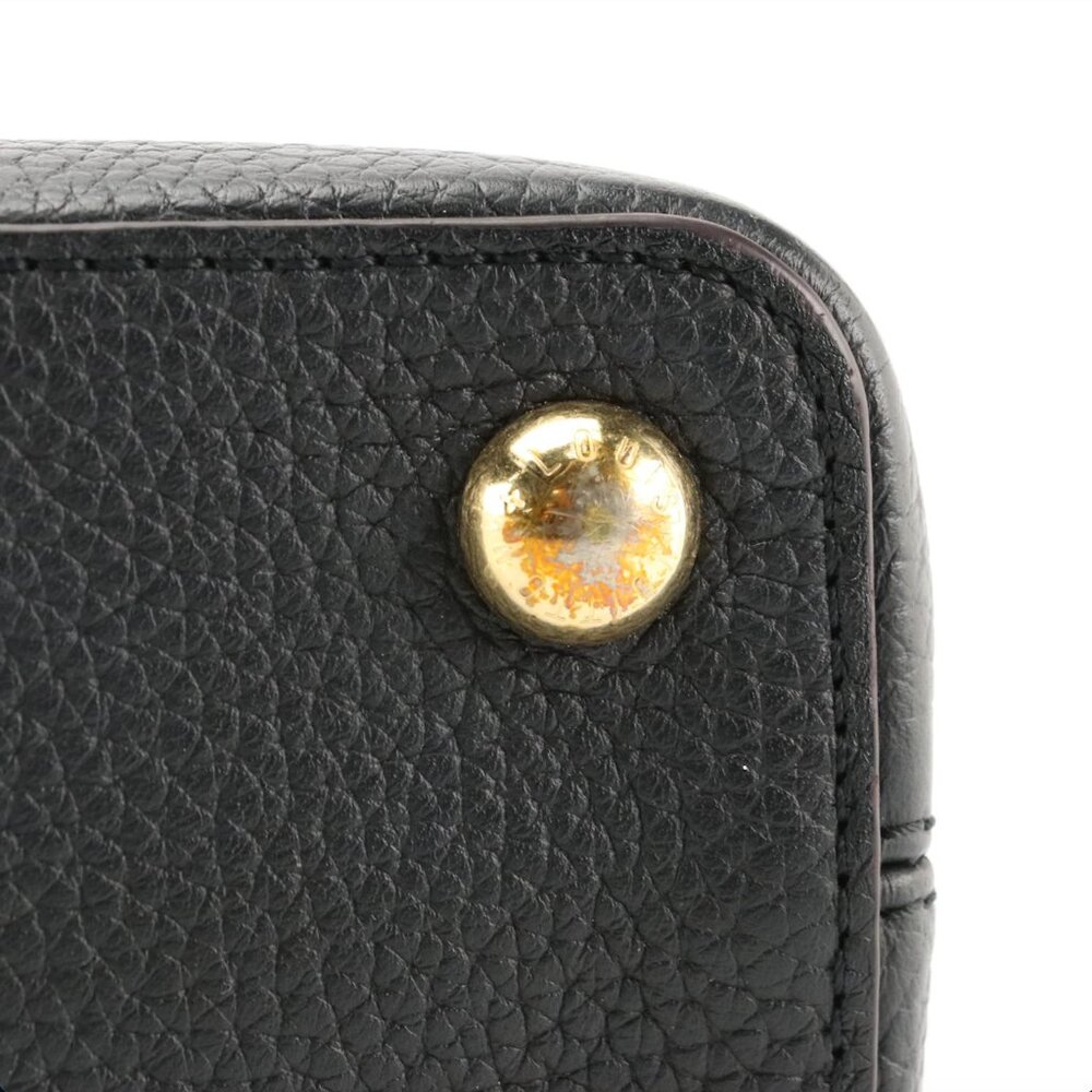 Louis Vuitton Black Taurillon Capucines BB Bag - Picture 9 of 9